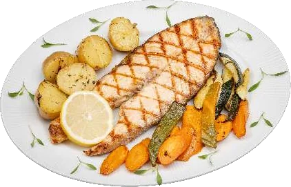 Posta de Salmão Grelhado