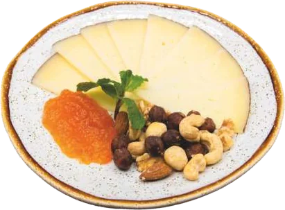 Queijo Manchego com doce de abóbora