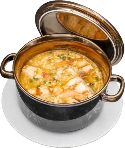Arroz de Salmão com Camarão